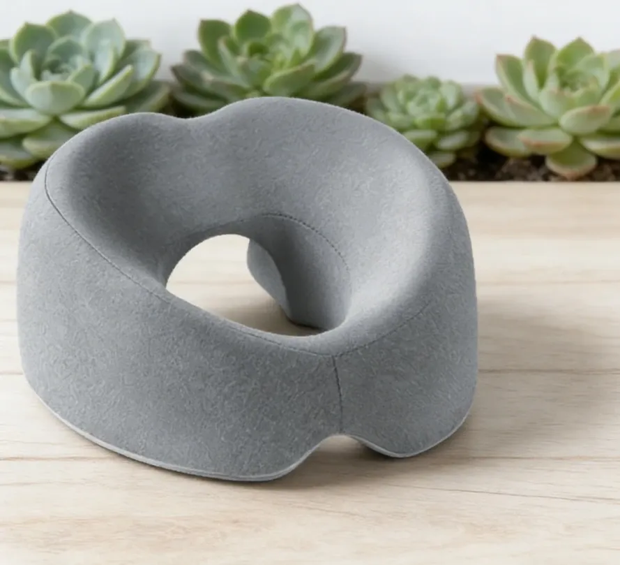 Oreiller ergonomique en mousse à mémoire de forme pour le visage, repose-tête confortable pour la maison et les salons de beauté 3