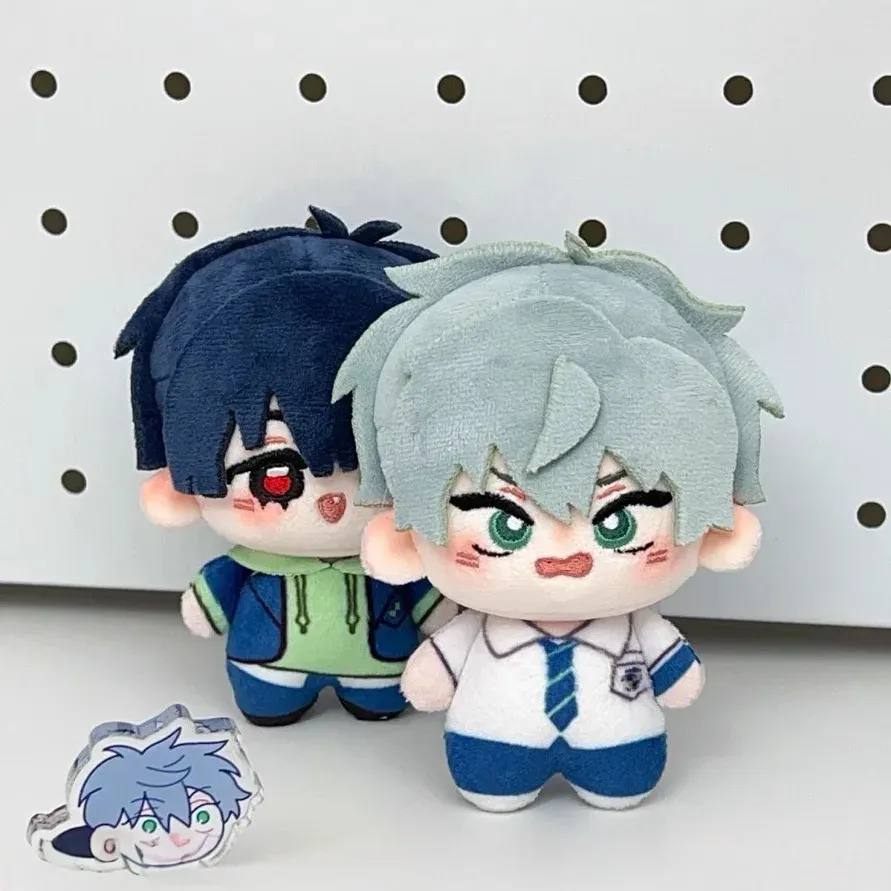 Porte-clés en peluche Alien Stage IVAN & TILL, porte-clés de couple, personnage de dessin animé, breloque de sac, idée cadeau pour fans 2