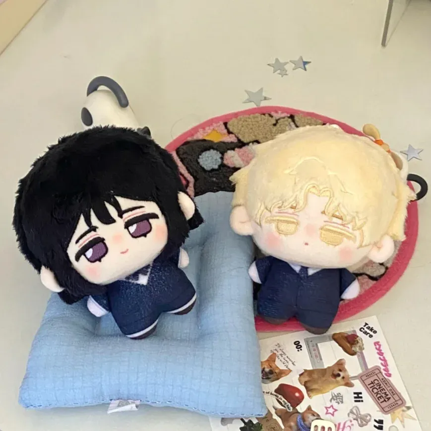 Porte-clés en peluche Alien Stage IVAN & TILL, porte-clés de couple, personnage de dessin animé, breloque de sac, idée cadeau pour fans 6