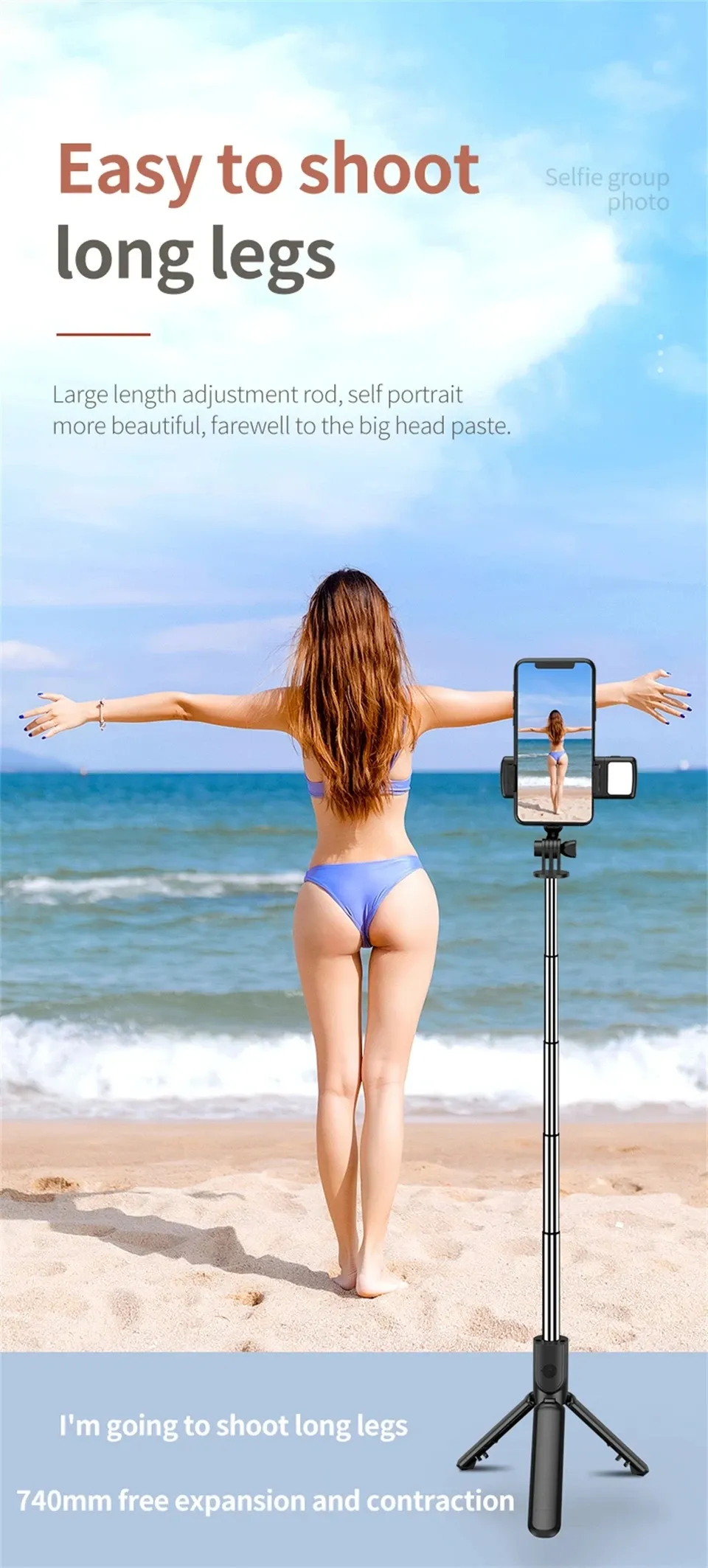 Trépied smartphone FGCLSY, streaming en direct