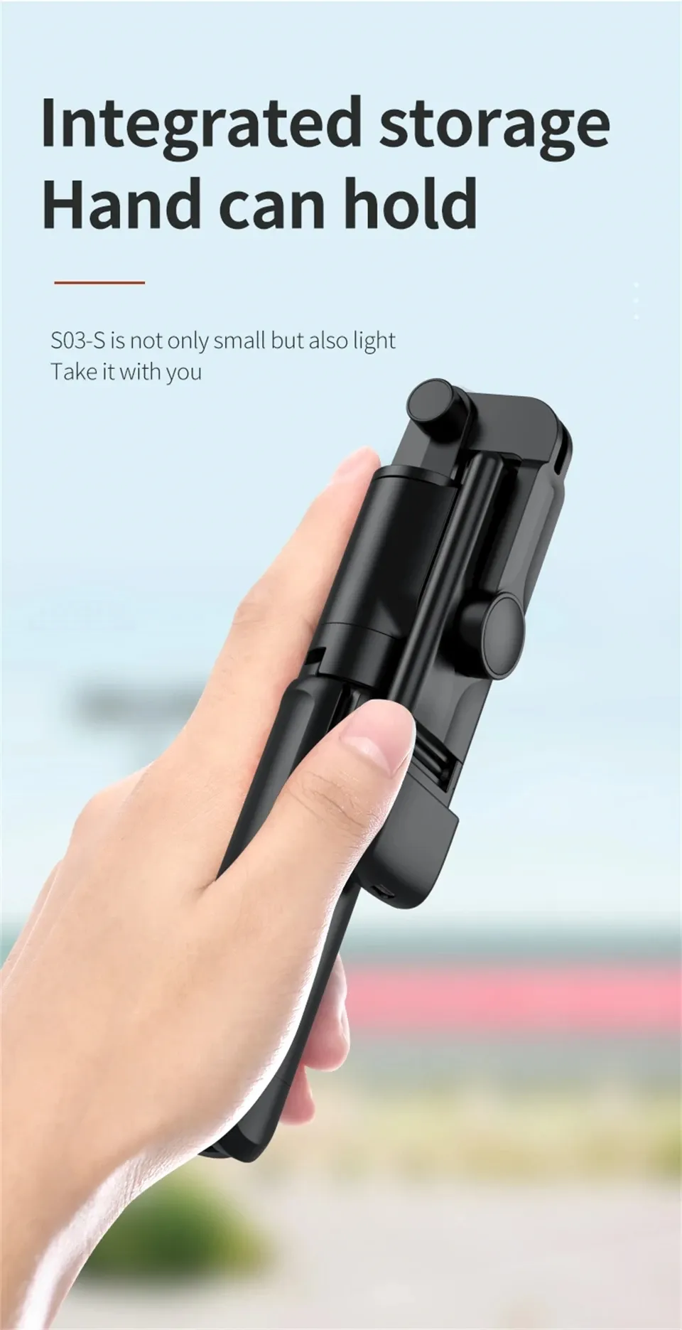 Trépied smartphone FGCLSY, usage en extérieur