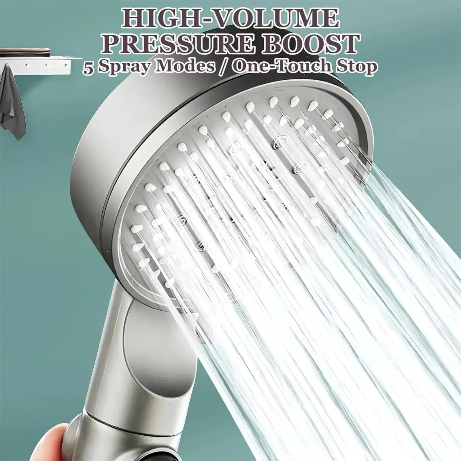 Filtre intégré du pommeau de douche