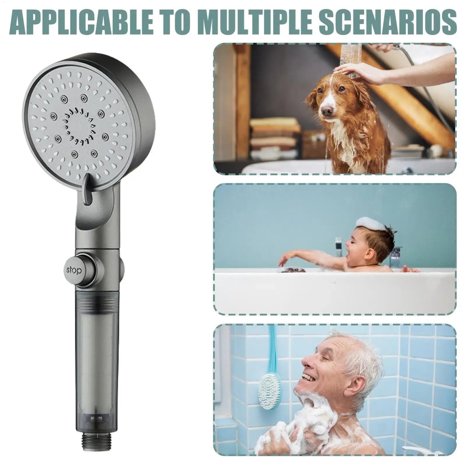 Installation du pommeau de douche