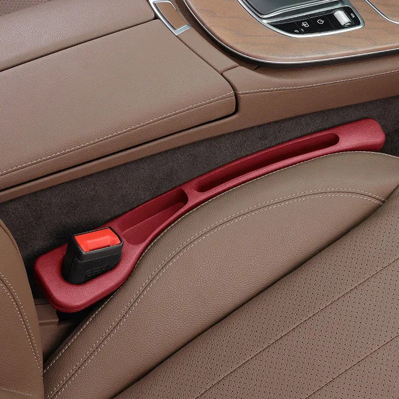 Accessoires d'intérieur automobile : bouchon d'espacement de siège, bande anti-fuite et boîte de rangement multifonction 9