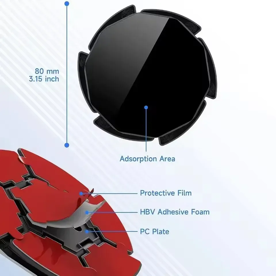 Support universel de téléphone à ventouse pour tableau de bord ou pare-brise de voiture 5