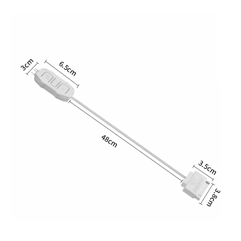 Contrôleur RGB Mini 5V 3 broches vers SATA LDPCSJARG pour ventilateur et radiateur de boîtier d'ordinateur, hub d'alimentation LED 3 broches 6