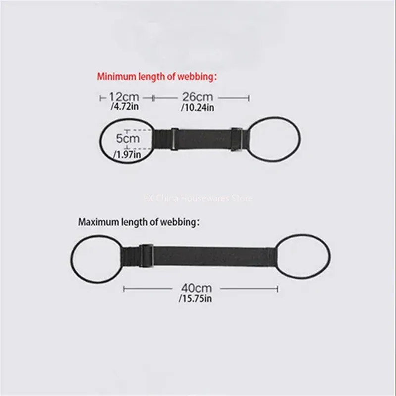 Sangle de bagage élastique réglable, ceinture de sécurité de voyage pour bagage à main 6
