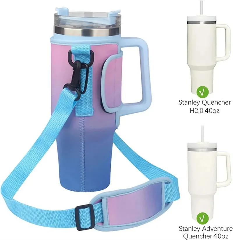 Sac de transport pour bouteille d'eau grande capacité avec poignée et bandoulière réglable 3