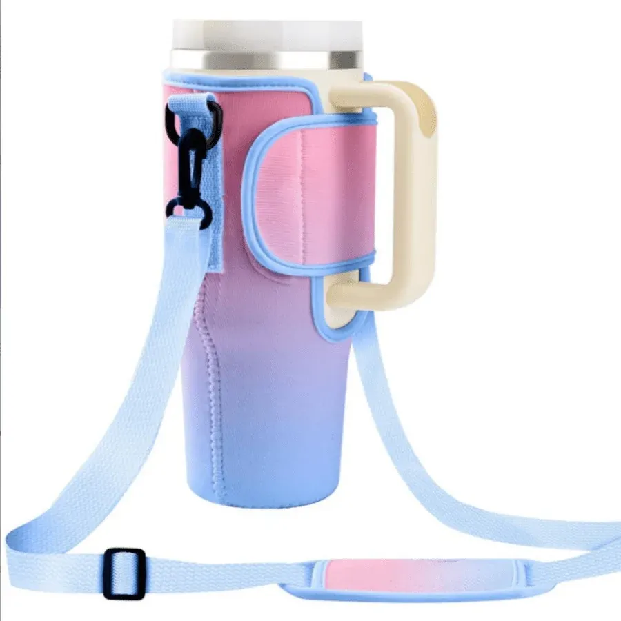 Sac de transport pour bouteille d'eau grande capacité avec poignée et bandoulière réglable 10