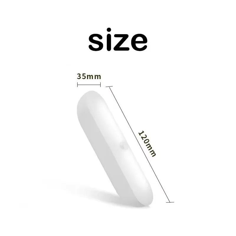 Lampe de nuit sans fil dans un placard