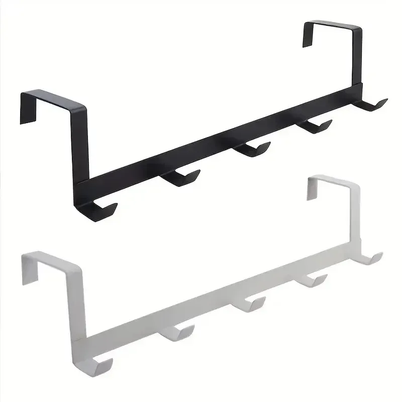 Crochet de porte gain de place pour vêtements, manteaux et chapeaux, 1 pièce - Image 1