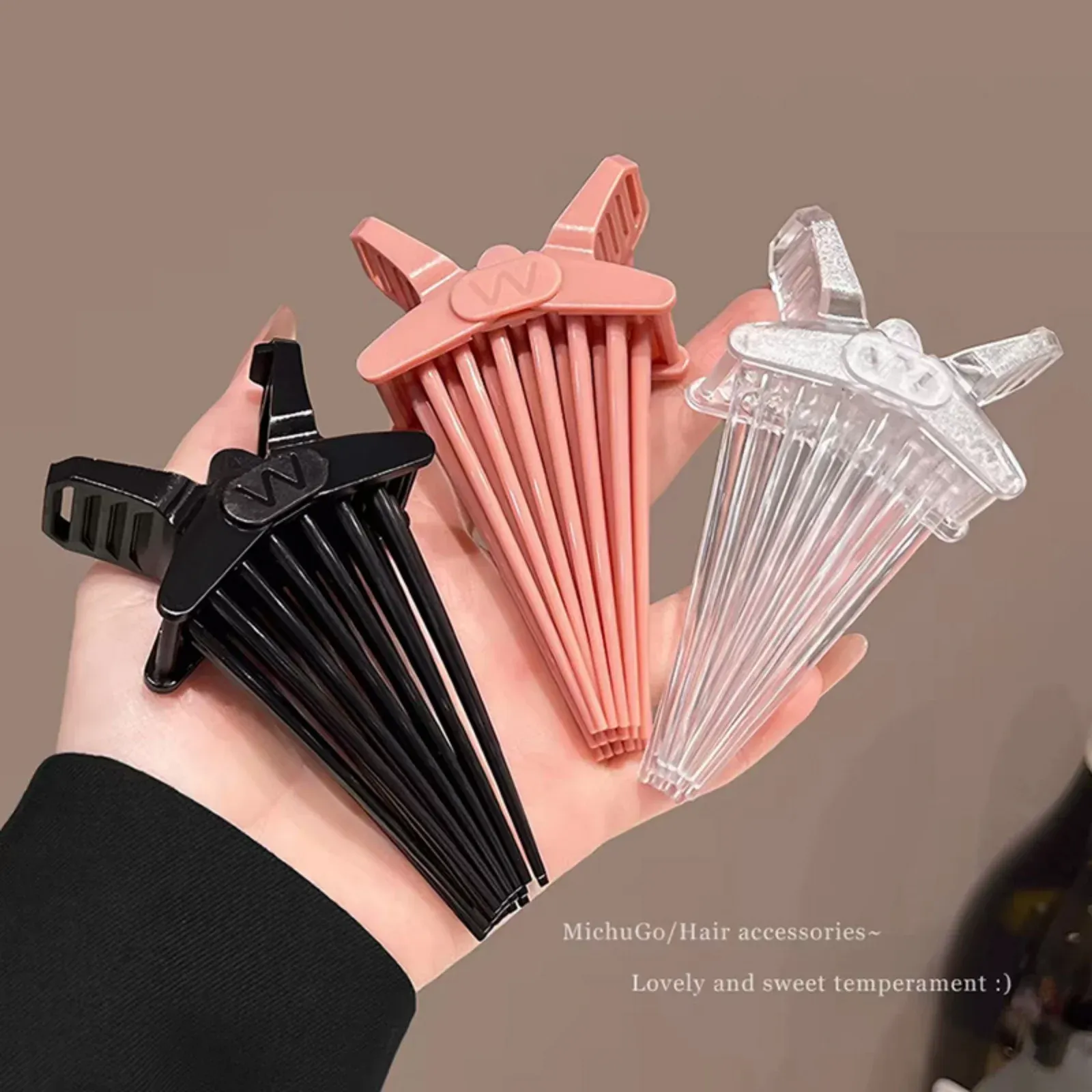 Pince volumisante pour le dessus de la tête, nouveauté 2026, pince de coiffage pour racines et frange, accessoire capillaire quotidien pour femme (lot de 1) 2