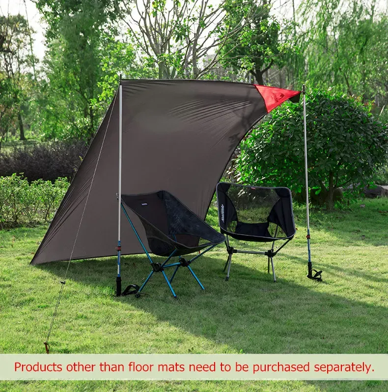 Tapis de plage Naturehike résistant à l'humidité, couverture de pique-nique pliable pour randonnée et extérieur, anti-sable 5