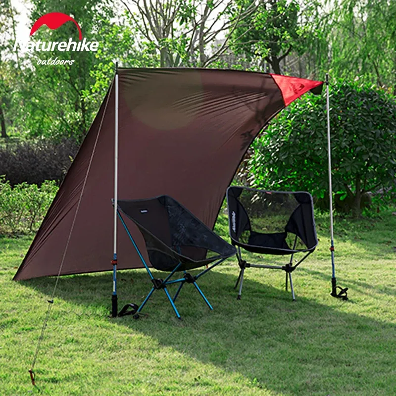 Couverture de pique-nique Naturehike, tapis de tente imperméable portable, bâche d'auvent pour l'extérieur, plage et camping 4