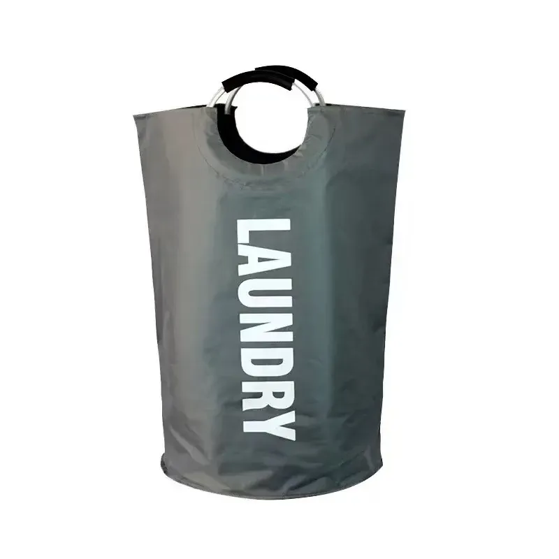 Grand panier à linge extra large imperméable avec poignée rembourrée, sac de rangement pliable pour salle de bain, buanderie et balcon 8