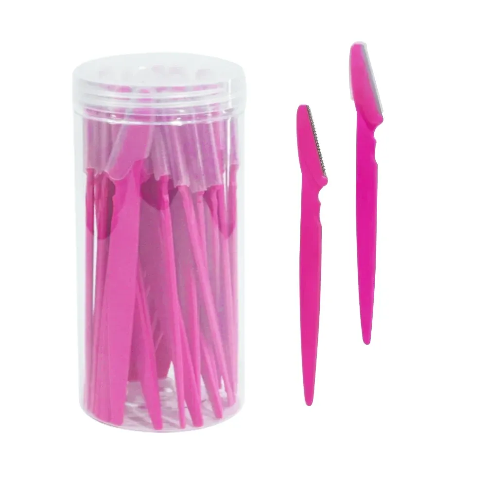 Rasoir à sourcils pour femme, outil de dermaplanage et rasoir facial polyvalent avec protège-lame de précision, lot de 30 pièces 13