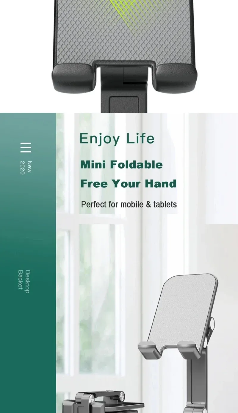 Support de téléphone sur un bureau