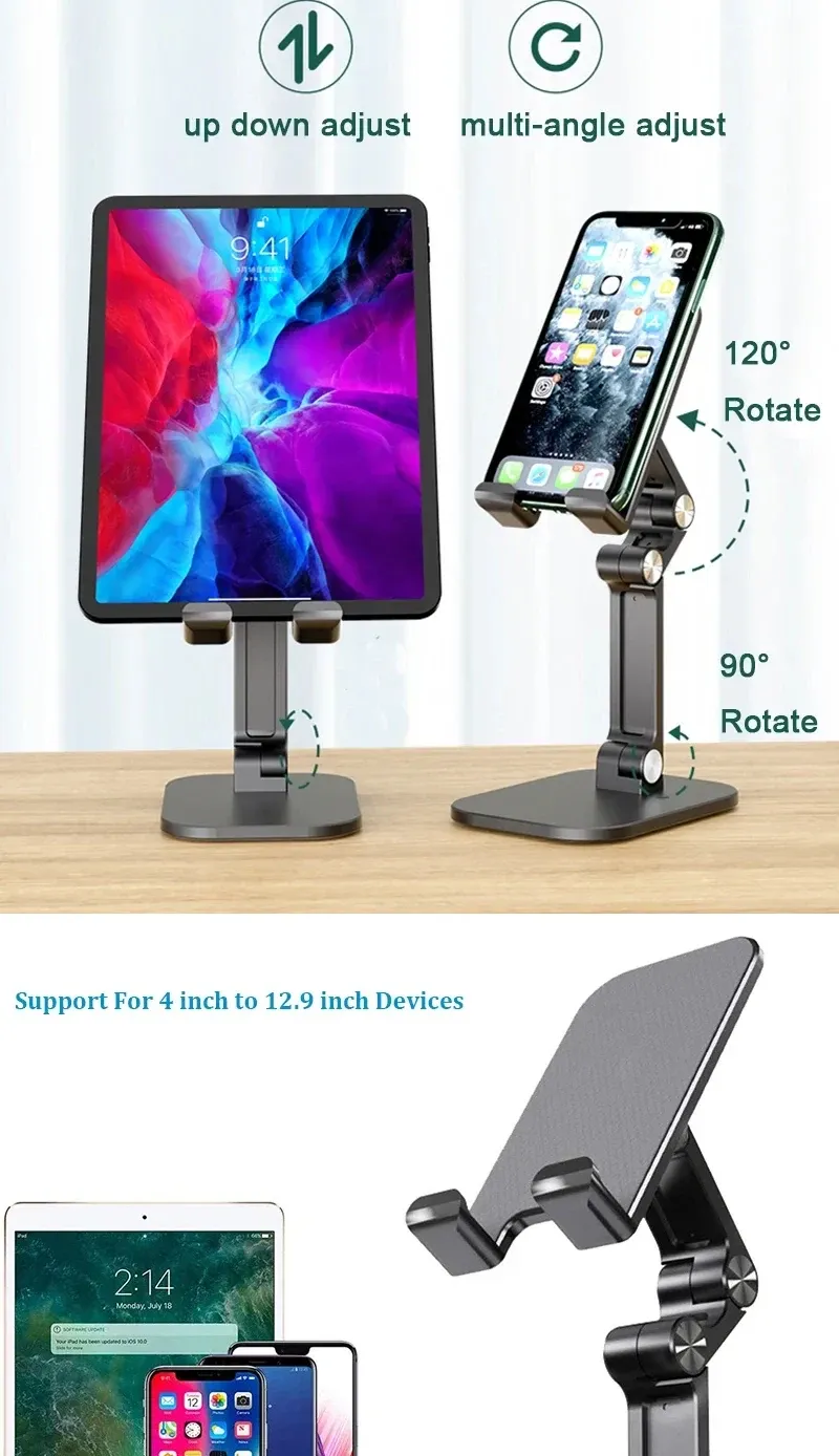 Support de téléphone sous différents angles