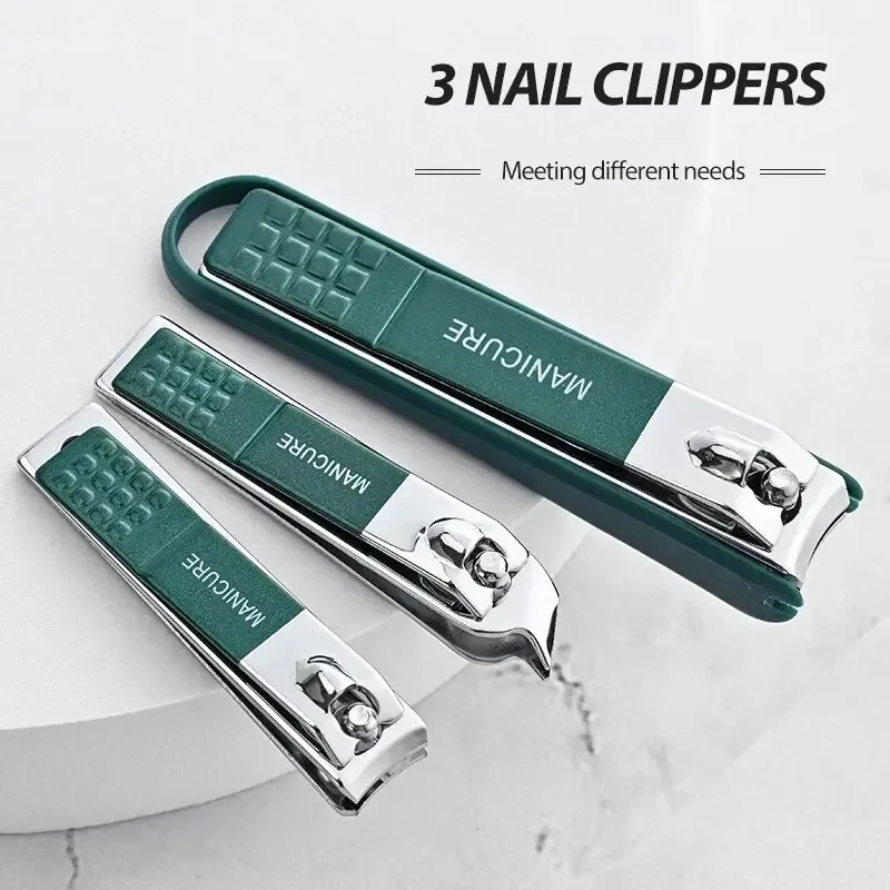 Ensemble de coupe-ongles pour la maison, outils de pédicure et manucure portables pour hommes et femmes 3