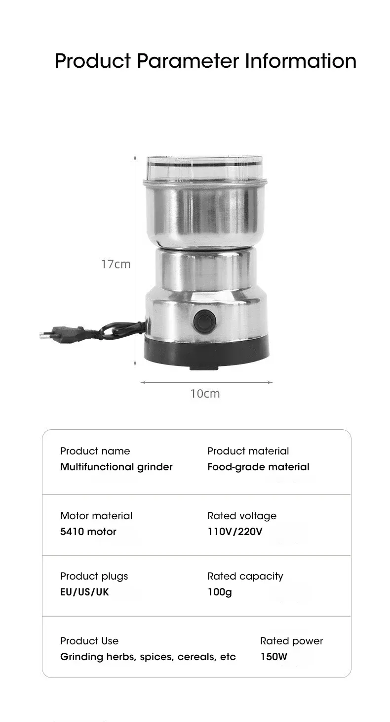 Mini broyeur électrique en cuisine