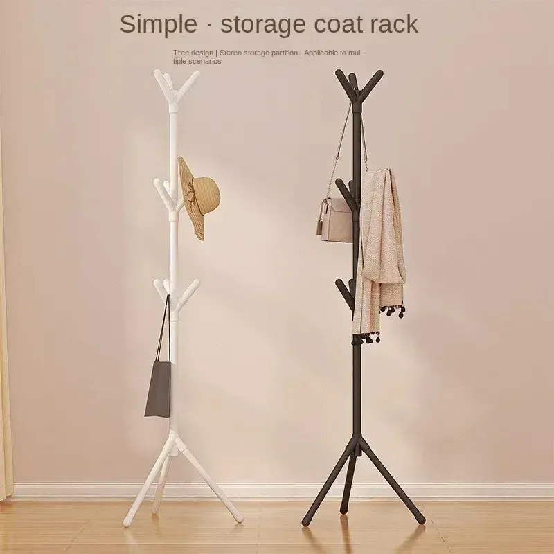 Porte-vêtements sur pied en forme de branche d'arbre à crochets multiples, mobile et pratique pour le rangement des vêtements à la maison et au salon 2