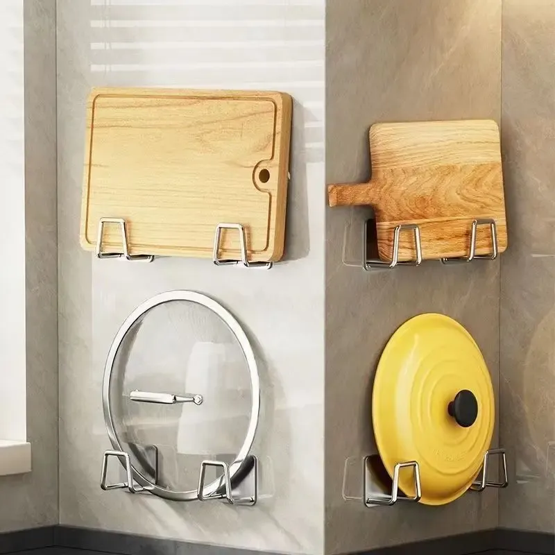 Porte-éponge mural en acier inoxydable avec ventouse, pour évier 3