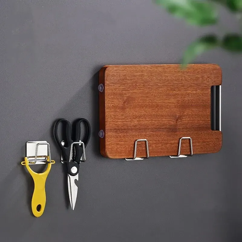 Porte-éponge mural en acier inoxydable avec ventouse, pour évier 5