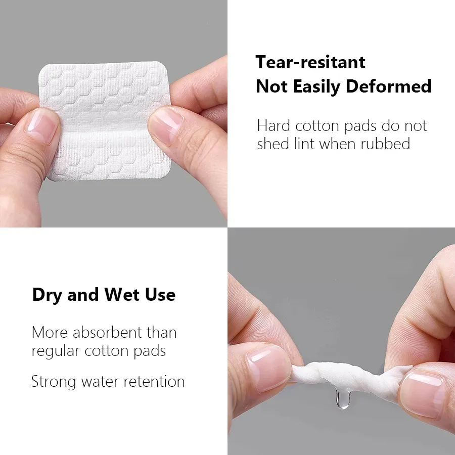 Lingettes non pelucheuses pour ongles, finition nette