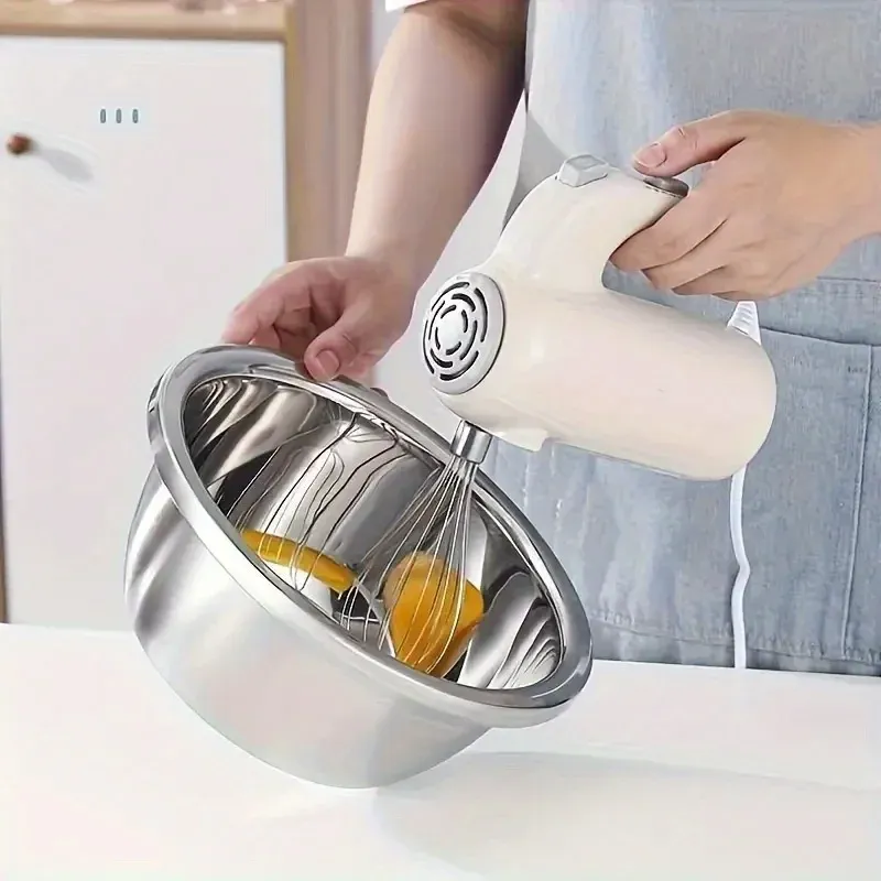 Lot de 2 bols mélangeurs en acier inoxydable avec passoire et filtre à riz 5