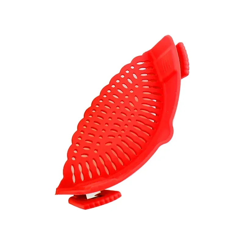 Passoire universelle en silicone à clip, anti-débordement, de qualité alimentaire, pour pâtes, fruits et légumes 9