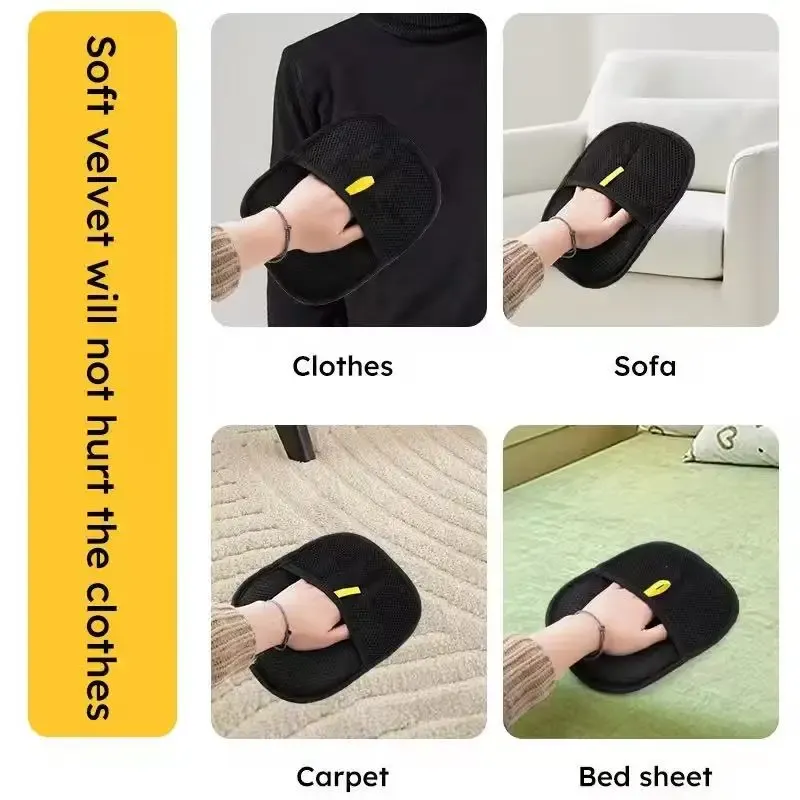 Gants d'épilation pour animaux de compagnie en situation