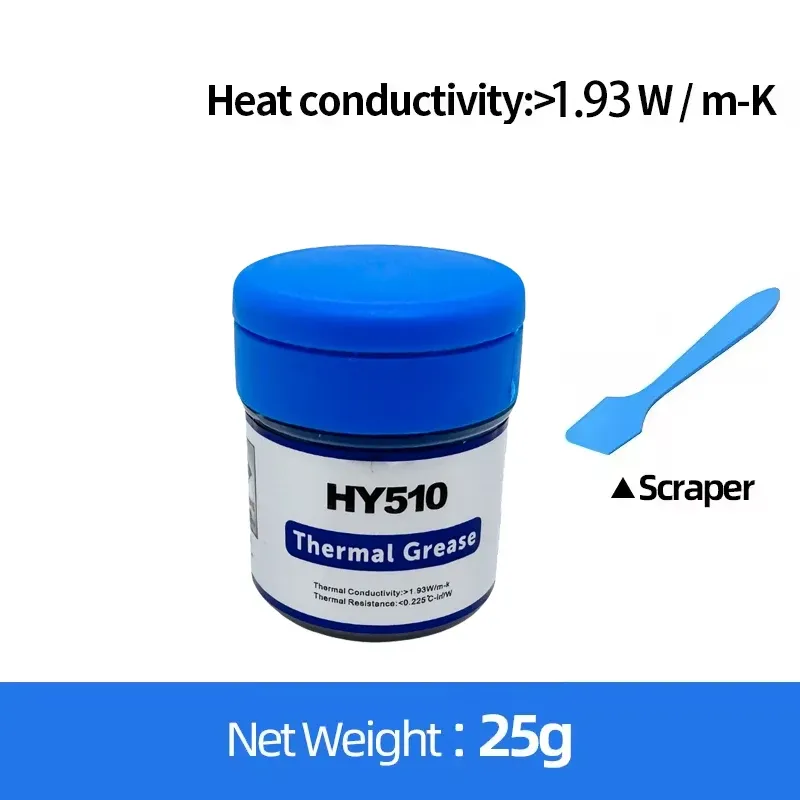 Pâte thermique composite 25 g pour processeur, pâte de dissipation thermique pour CPU et GPU, avec spatule 2