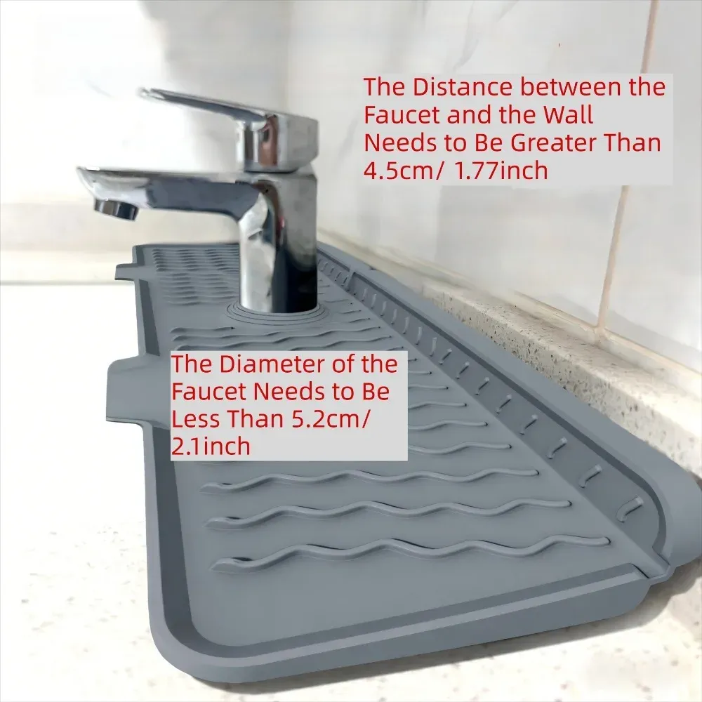 Tapis égouttoir en silicone, ambiance cuisine