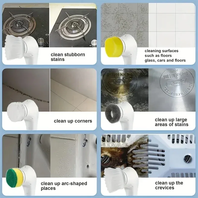 Brosse de nettoyage électrique, vue de détail