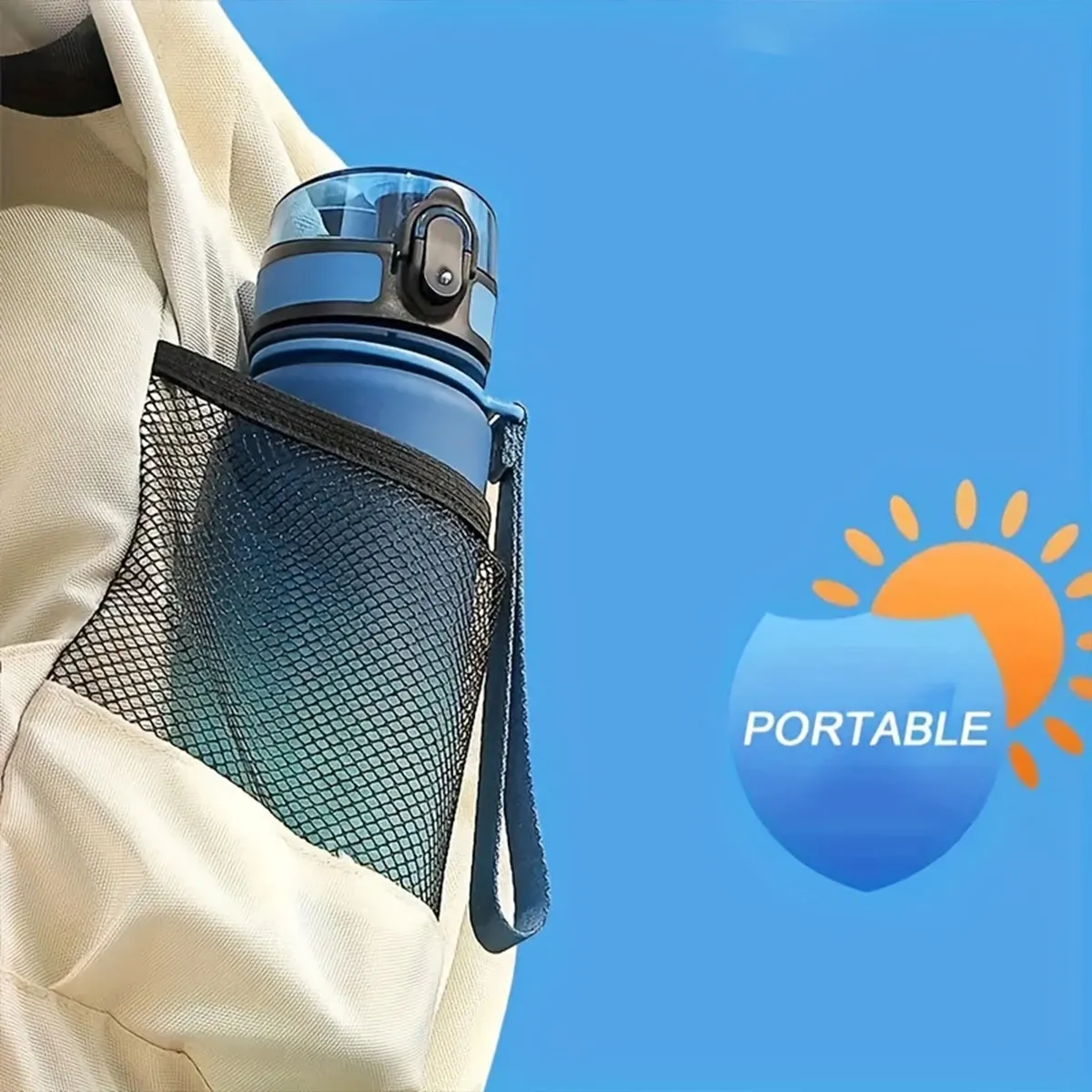 Gourde dégradée – Capacité 1000 ml / 600 ml / 750 ml, idéale pour le camping en plein air, la salle de sport, un cadeau de fêtes ou d'anniversaire 6