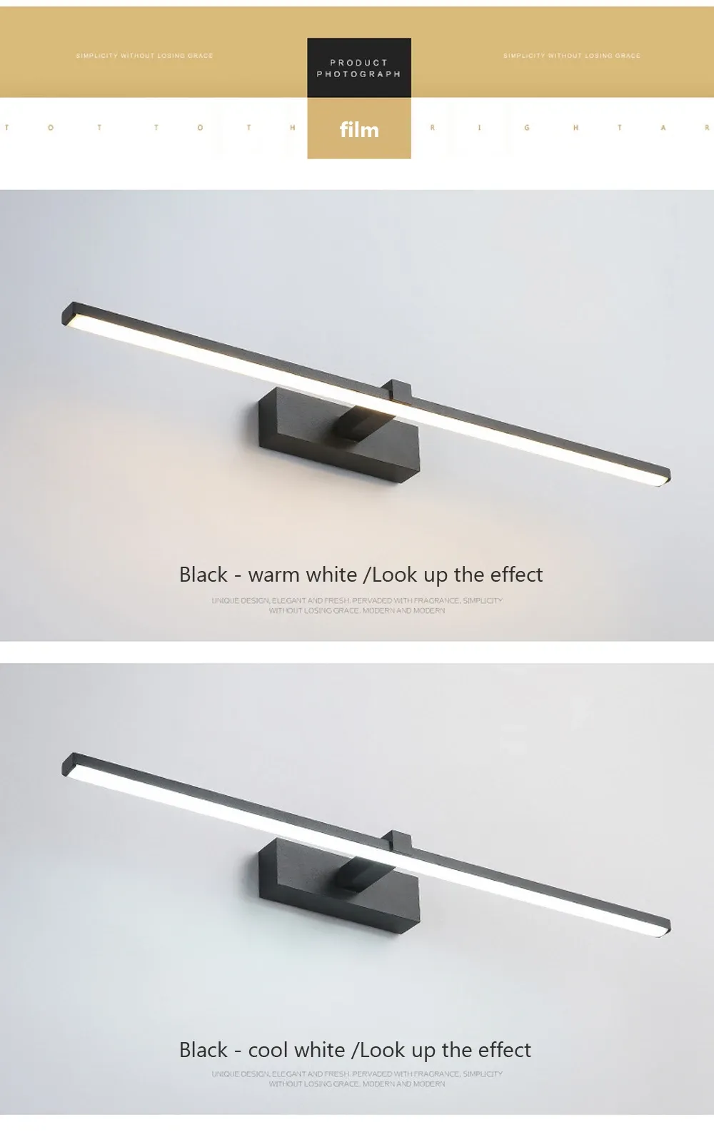 Applique murale LED moderne