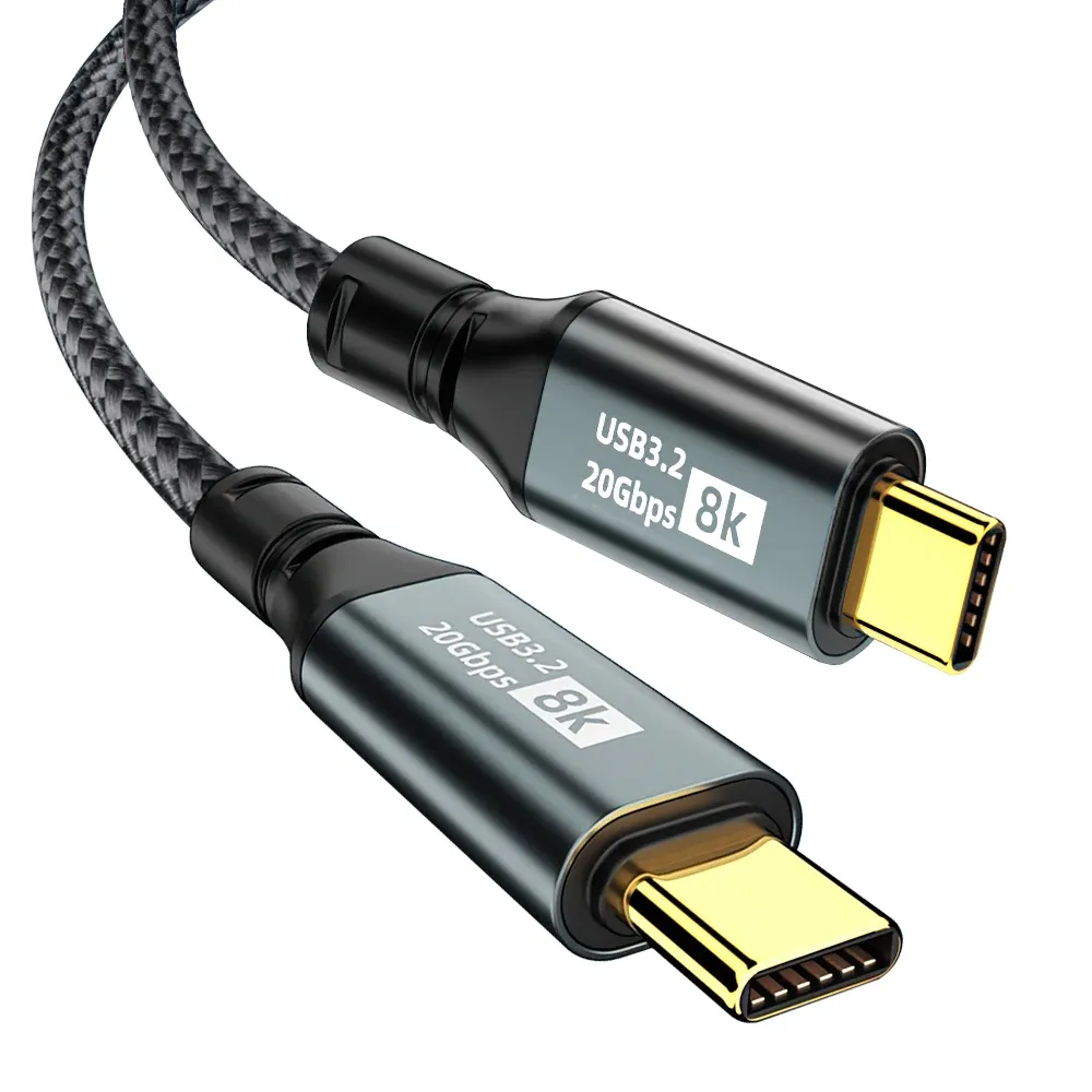 Câble USB-C vers USB-C 3.2 Gen 2 – Charge rapide PD 100 W et vidéo 8K à 60 Hz 7
