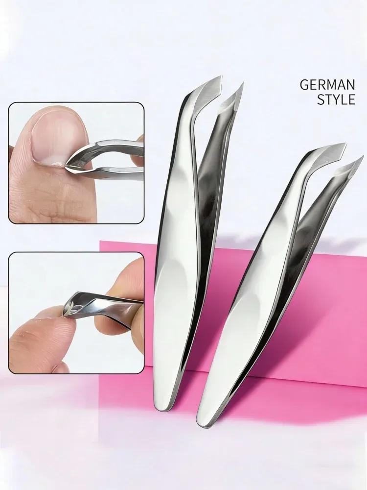 Mini Pince à Cuticules pour Ongles Incarnés et Peaux Mortes, Outil de Manucure et Pédicure 2