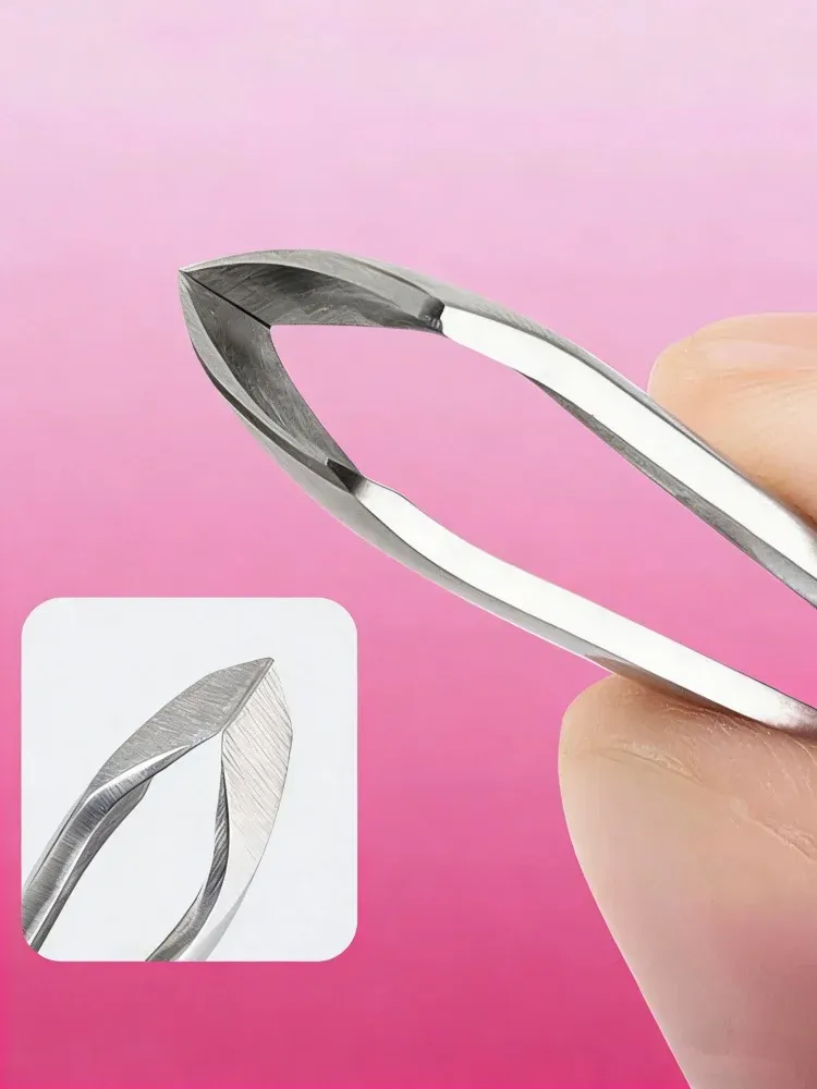 Mini Pince à Cuticules pour Ongles Incarnés et Peaux Mortes, Outil de Manucure et Pédicure 5