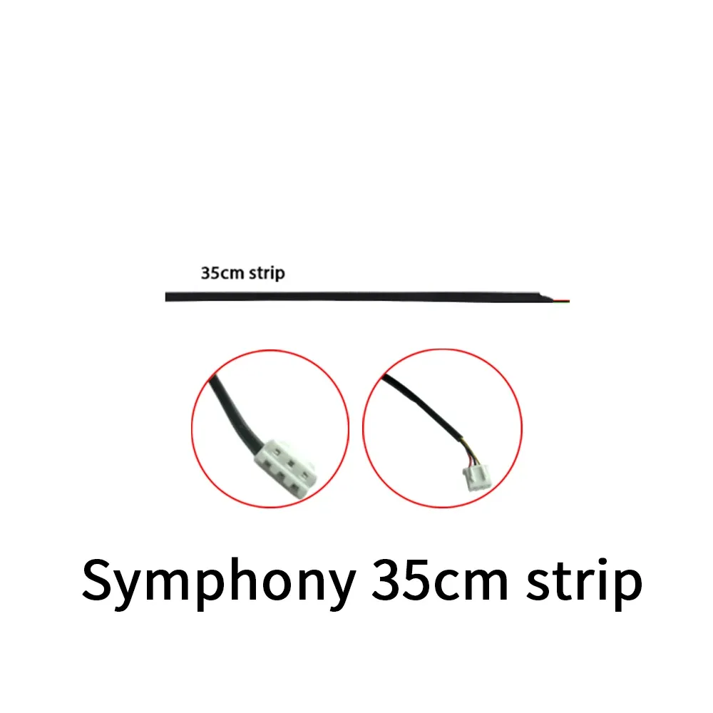 Bande LED RGBIC multicolore Symphony Streamer, éclairage d'ambiance 3 fils (RGB pour porte, rangement et éclairage au sol 4 fils) 9