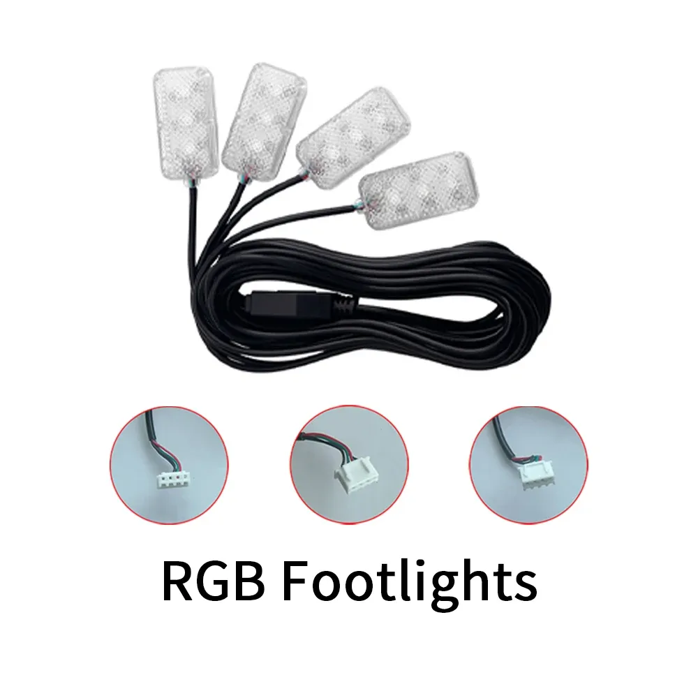 Bande LED RGBIC multicolore Symphony Streamer, éclairage d'ambiance 3 fils (RGB pour porte, rangement et éclairage au sol 4 fils) 14