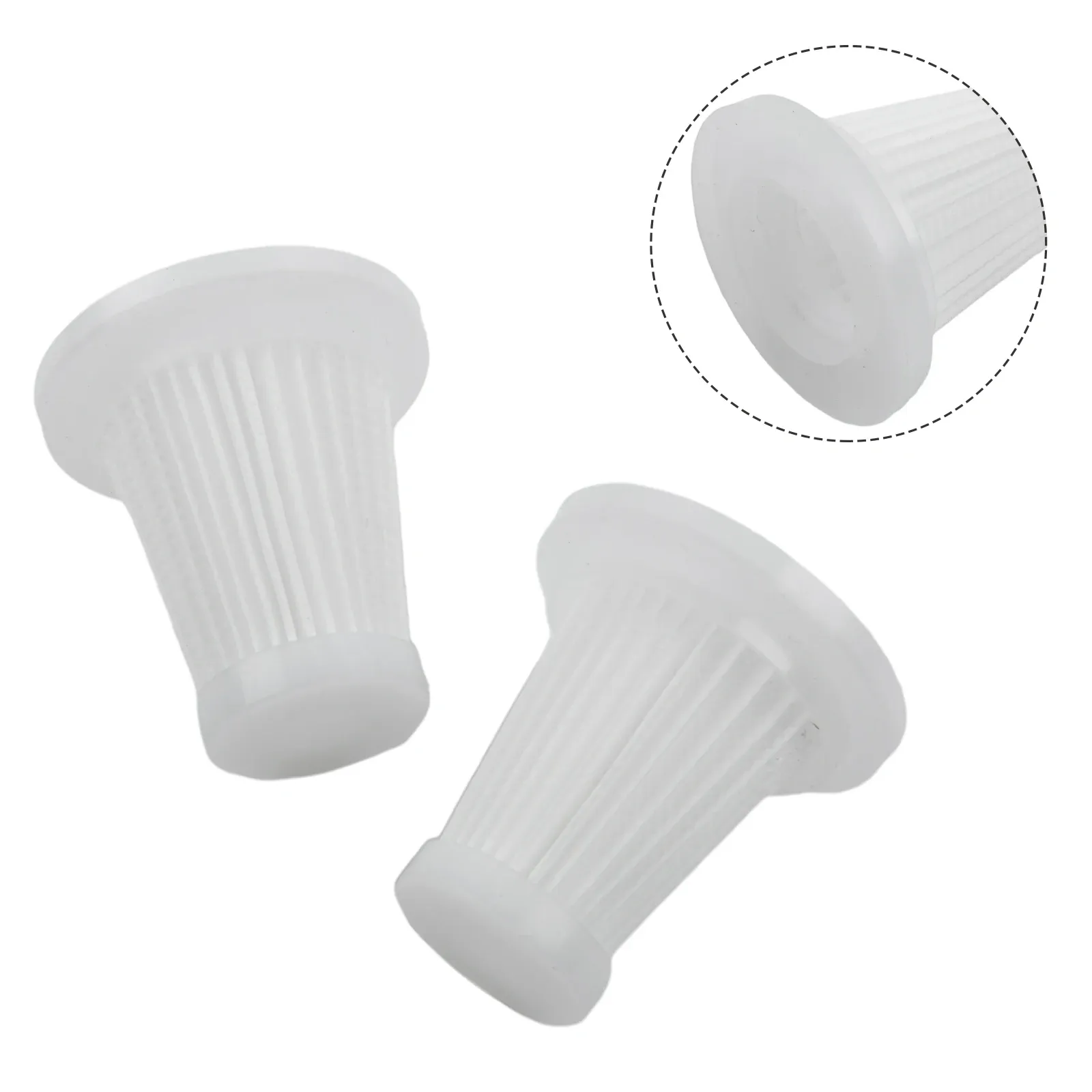 Filtre réutilisable pour aspirateur, gros plan