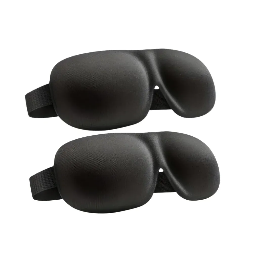 Masque de sommeil 3D profilé, occultant, en matière ultra-douce et respirante, pour le repos et les voyages 15