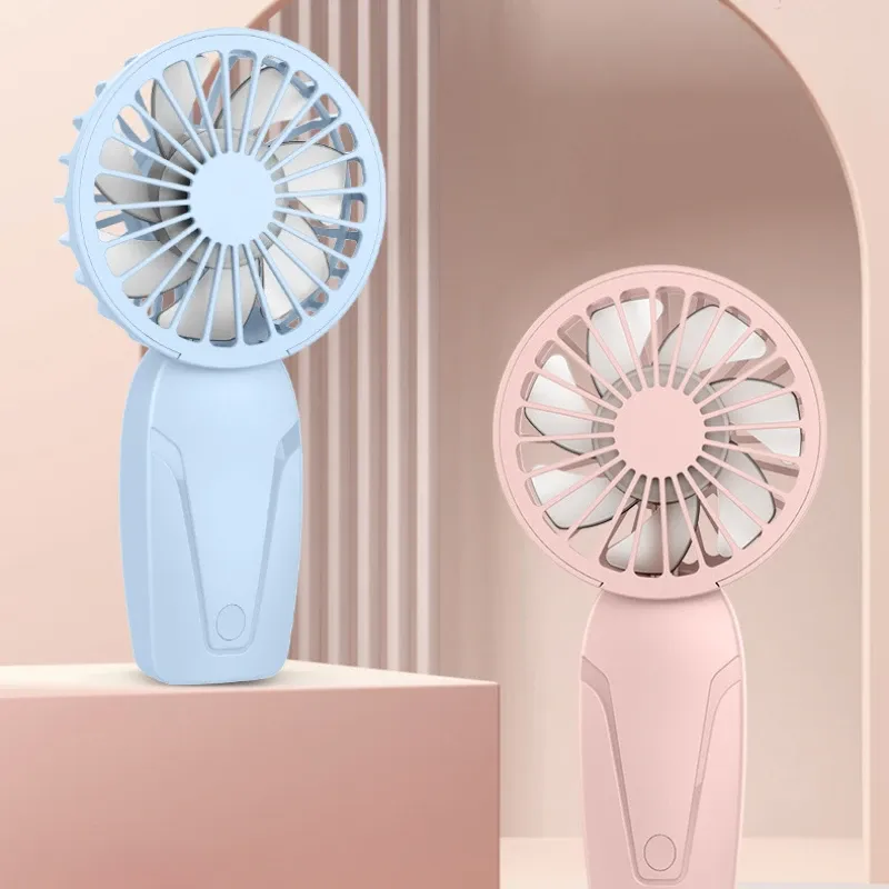 Petit ventilateur portable en ABS léger, design mignon, mini ventilateur USB rechargeable pour un rafraîchissement en déplacement, mini ventilateur de poche