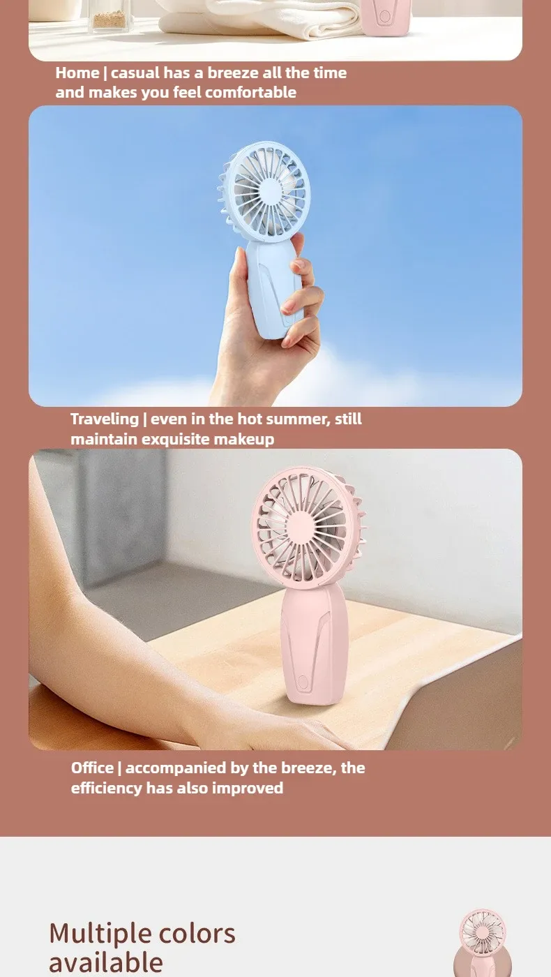 Mini ventilateur en extérieur