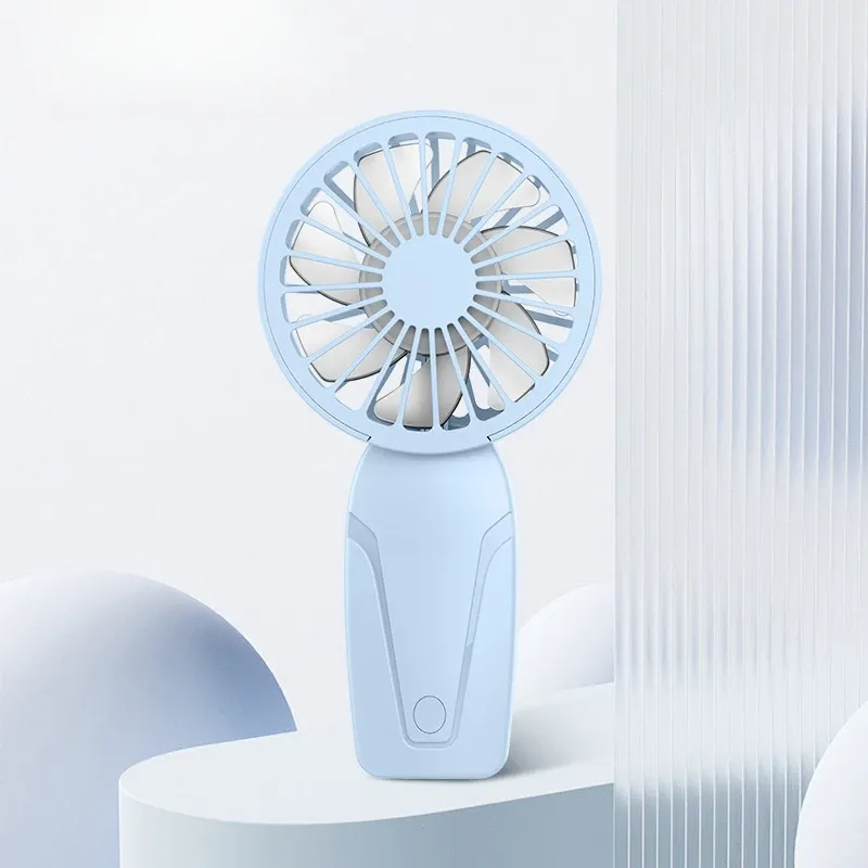 Petit ventilateur portable en ABS léger, design mignon, mini ventilateur USB rechargeable pour un rafraîchissement en déplacement, mini ventilateur de poche 7
