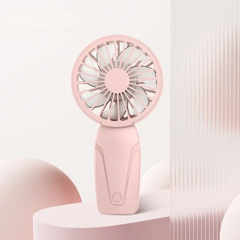 Petit ventilateur portable en ABS léger, design mignon, mini ventilateur USB rechargeable pour un rafraîchissement en déplacement, mini ventilateur de poche 8