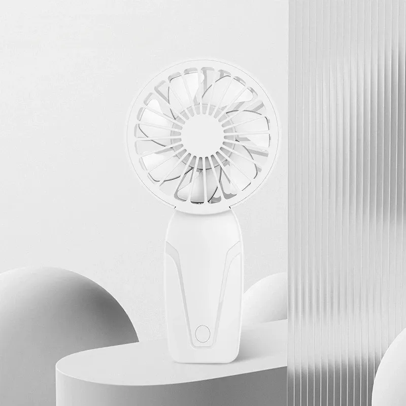 Petit ventilateur portable en ABS léger, design mignon, mini ventilateur USB rechargeable pour un rafraîchissement en déplacement, mini ventilateur de poche 9
