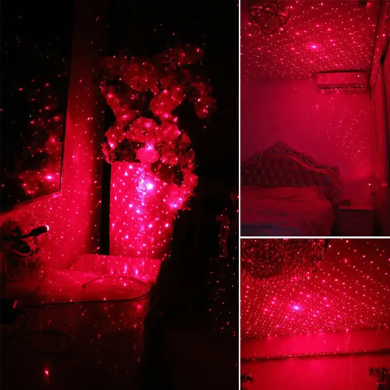 Veilleuse LED ciel étoilé dans une chambre