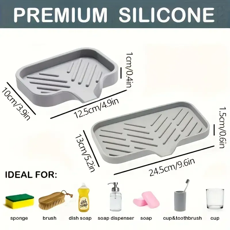 Tapis de robinet en silicone, détail d'usage